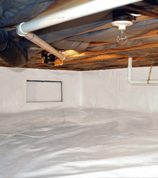 crawl space repair system in Lake Zurich